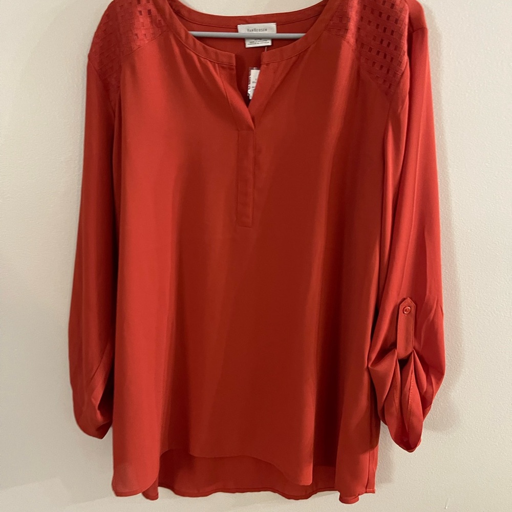 NWT orange blouse